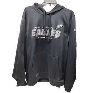 New Era Philadelphia Eagles NFL Combine Authentic Training Pullover Hoodie Large